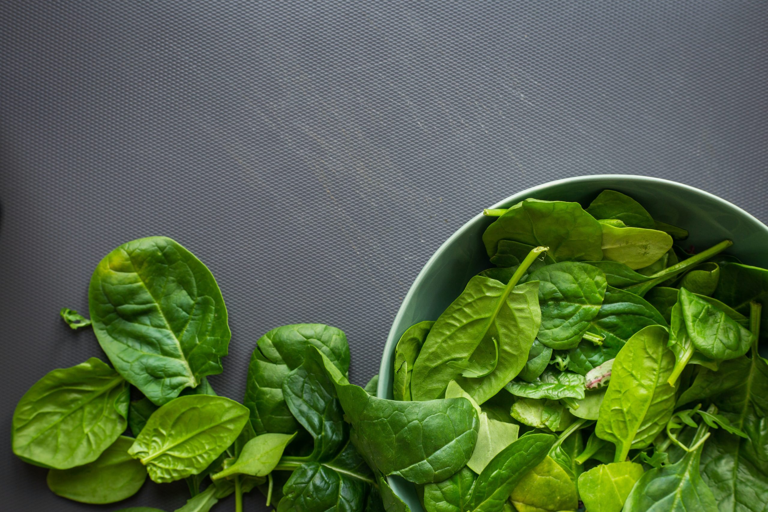 bowl of spinach